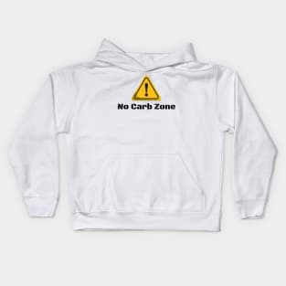 No Carb Zone Kids Hoodie